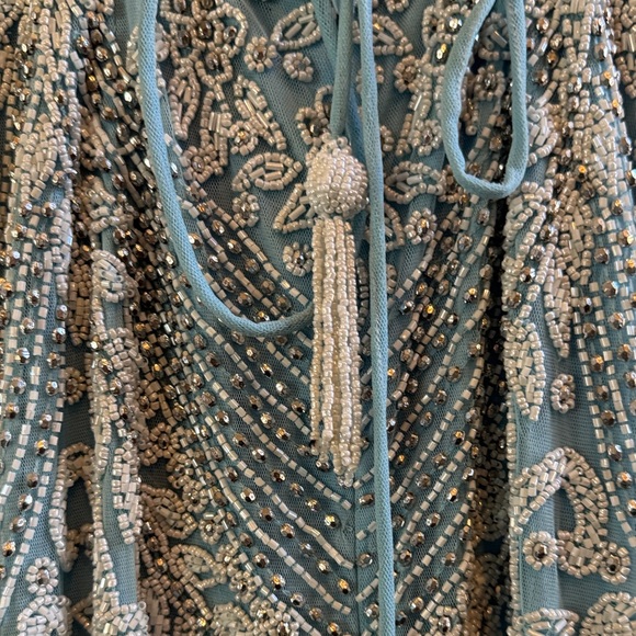 Jovani Light Blue Embellished Prom/ Winter Formal Gown - Picture 6 of 8